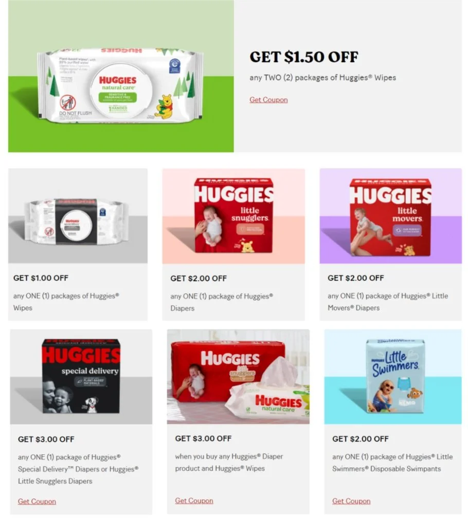 Coupons on diapers deals